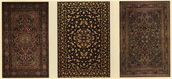 هنر قالی بافی - طرح فرش - تصاویر طرح‌های مرکزی ( ۳ )